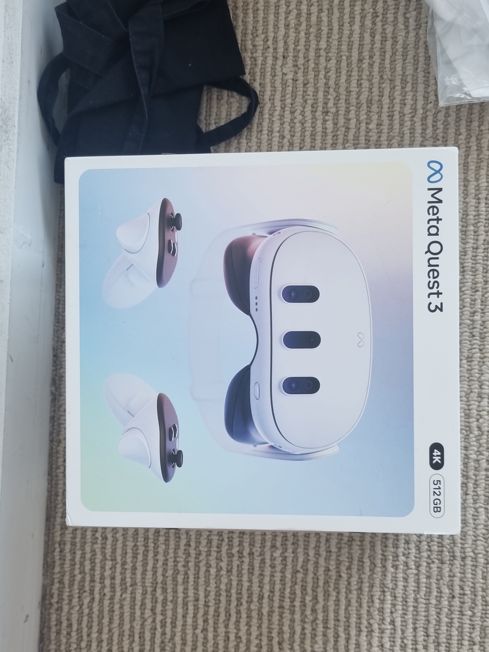 Quest 3 VR Headset (White) - Immersive 4K Virtual Reality